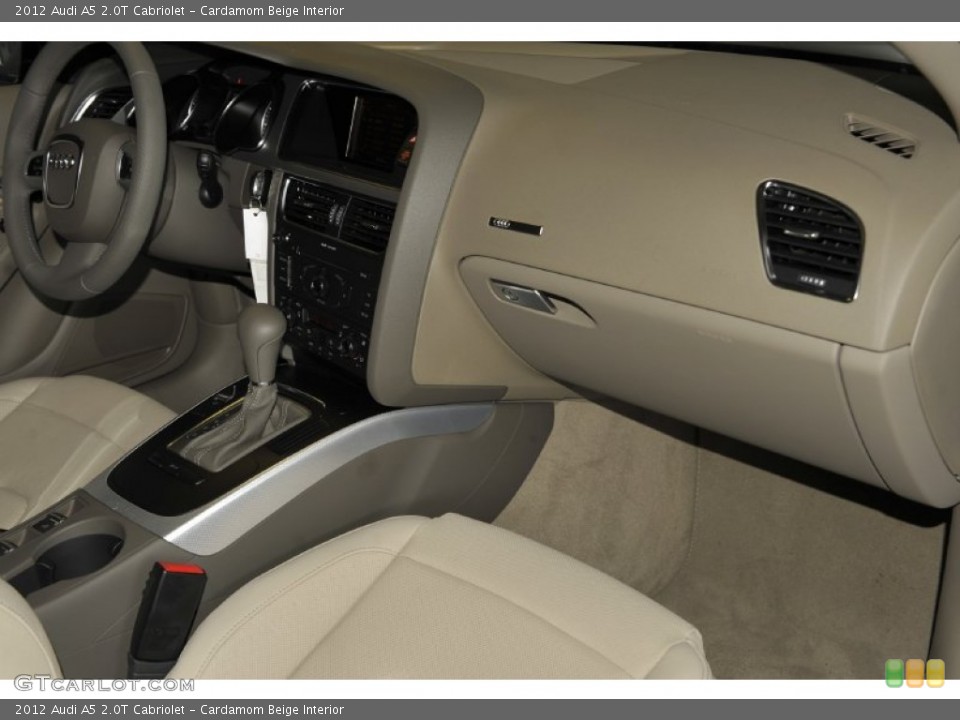 Cardamom Beige Interior Dashboard for the 2012 Audi A5 2.0T Cabriolet #52948700