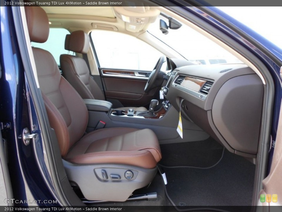 Saddle Brown Interior Photo for the 2012 Volkswagen Touareg TDI Lux 4XMotion #52948707