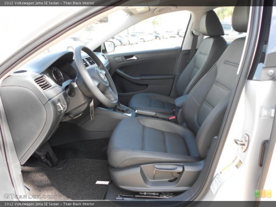 Titan Black Interior Photo for the 2012 Volkswagen Jetta SE Sedan #52949436
