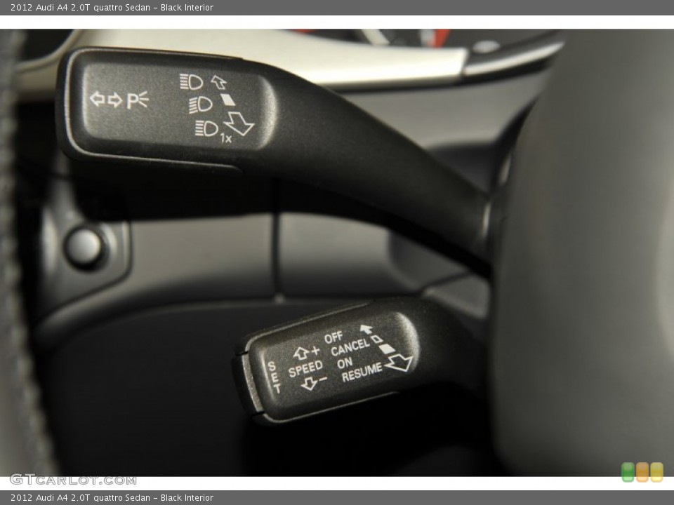 Black Interior Controls for the 2012 Audi A4 2.0T quattro Sedan #52949652