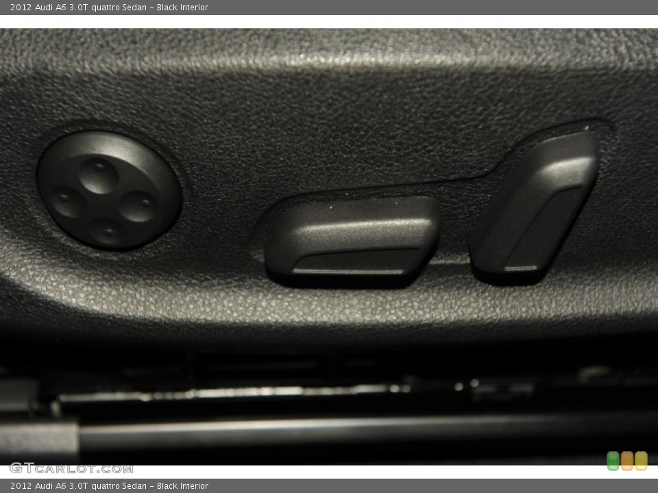 Black Interior Controls for the 2012 Audi A6 3.0T quattro Sedan #52950024