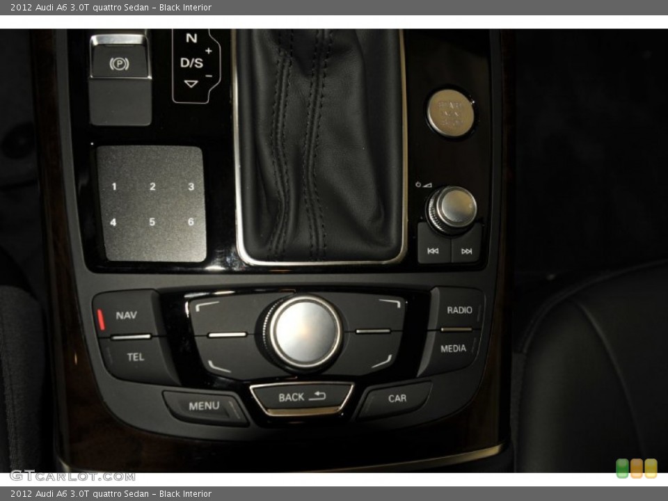 Black Interior Controls for the 2012 Audi A6 3.0T quattro Sedan #52950141