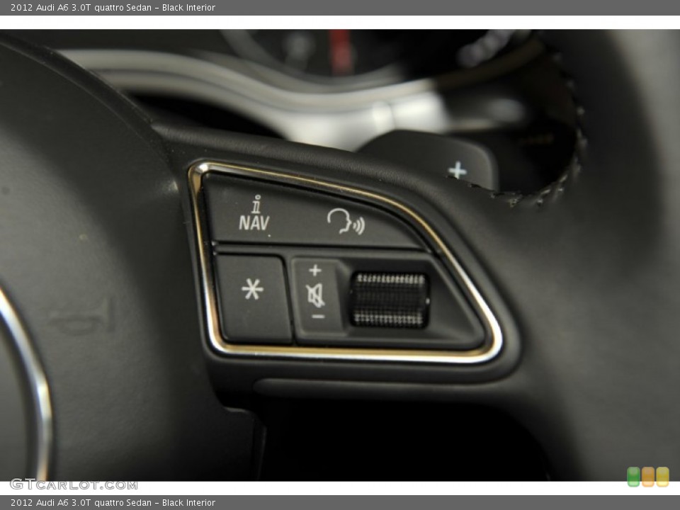 Black Interior Controls for the 2012 Audi A6 3.0T quattro Sedan #52950156