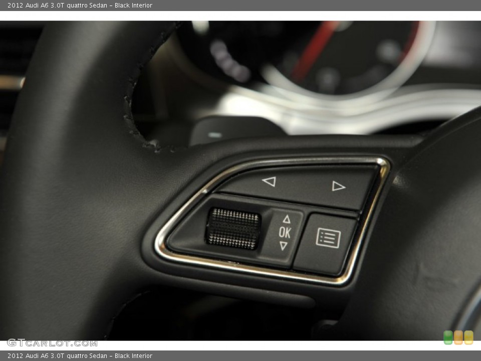 Black Interior Controls for the 2012 Audi A6 3.0T quattro Sedan #52950165