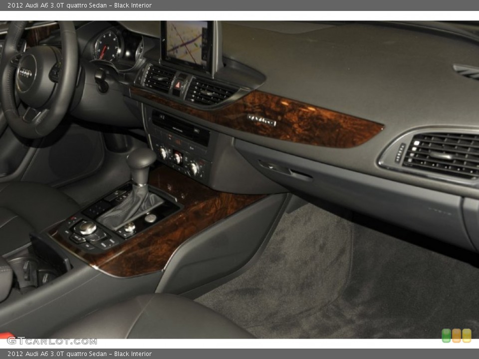 Black Interior Dashboard for the 2012 Audi A6 3.0T quattro Sedan #52950255