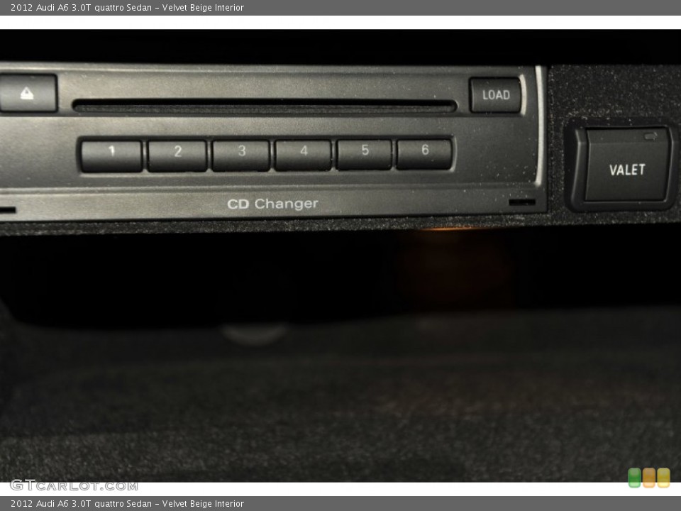 Velvet Beige Interior Audio System for the 2012 Audi A6 3.0T quattro Sedan #52950507