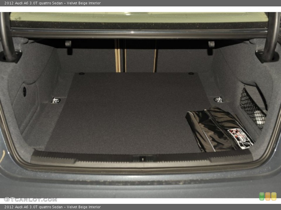 Velvet Beige Interior Trunk for the 2012 Audi A6 3.0T quattro Sedan #52950720
