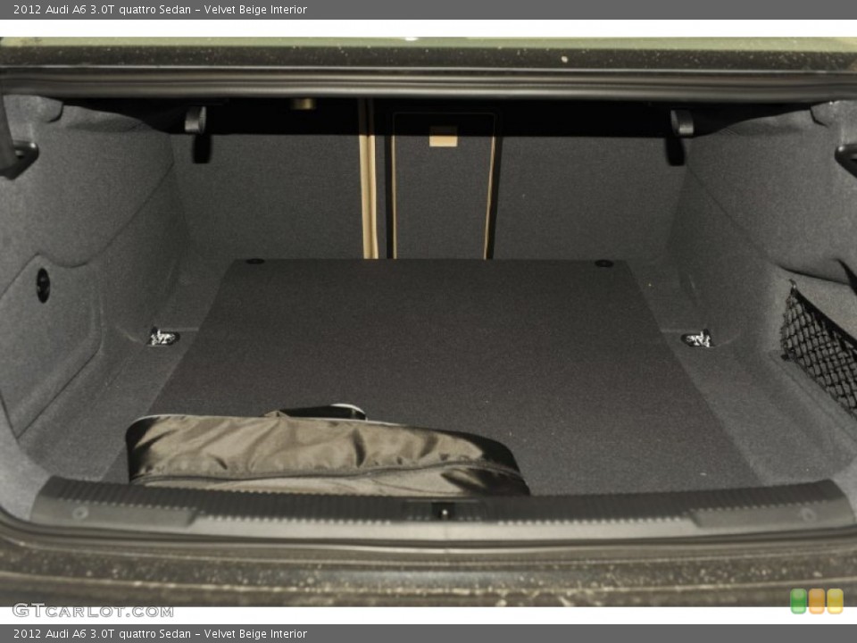 Velvet Beige Interior Trunk for the 2012 Audi A6 3.0T quattro Sedan #52951272