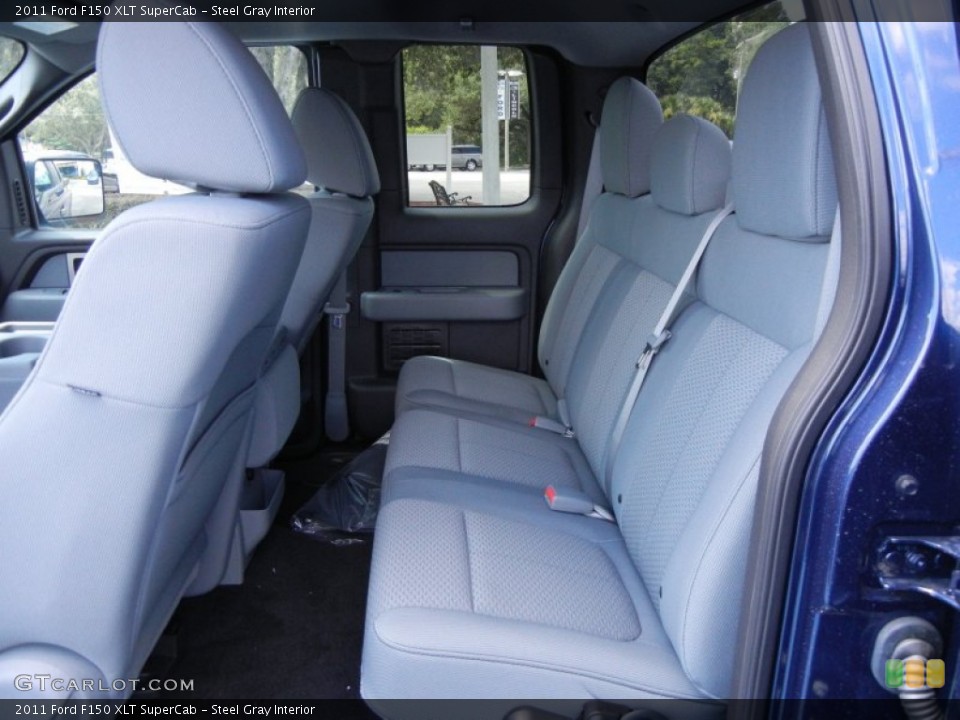 Steel Gray Interior Photo for the 2011 Ford F150 XLT SuperCab #52952308