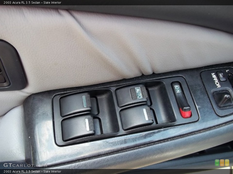 Slate Interior Controls for the 2003 Acura RL 3.5 Sedan #52954497