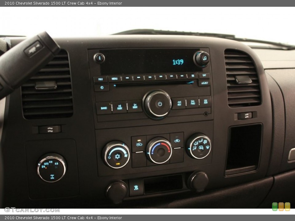 Ebony Interior Controls for the 2010 Chevrolet Silverado 1500 LT Crew Cab 4x4 #52954644
