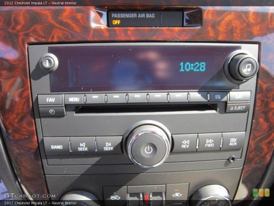 Neutral Interior Controls for the 2012 Chevrolet Impala LT #52961247
