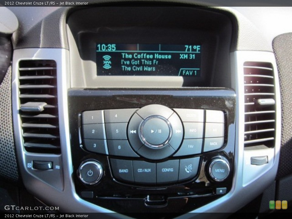 Jet Black Interior Controls for the 2012 Chevrolet Cruze LT/RS #52961724