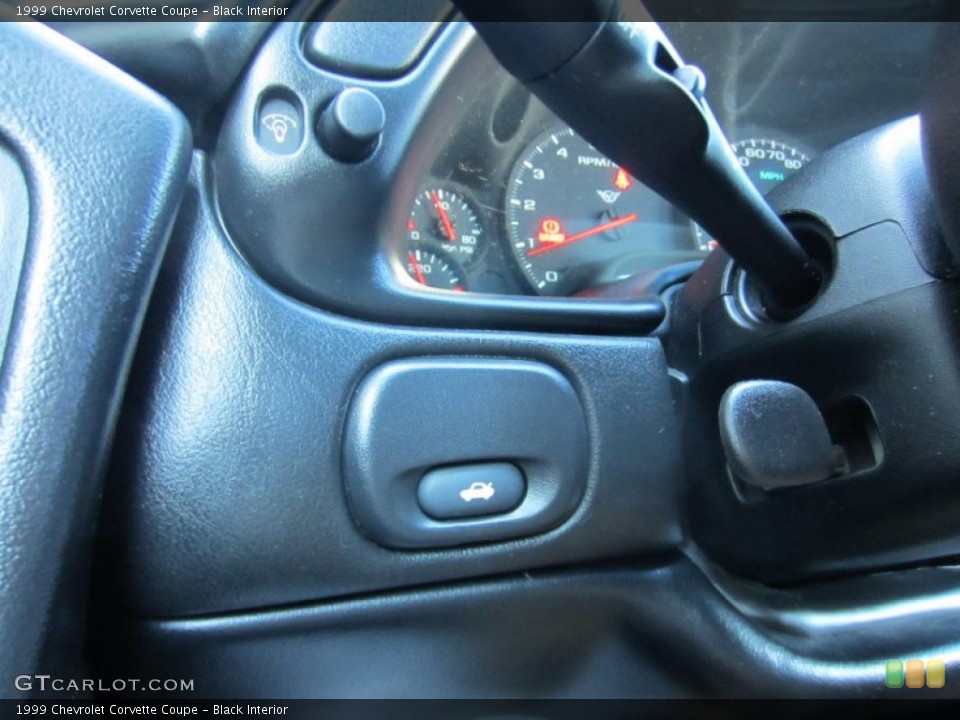 Black Interior Controls for the 1999 Chevrolet Corvette Coupe #52962173