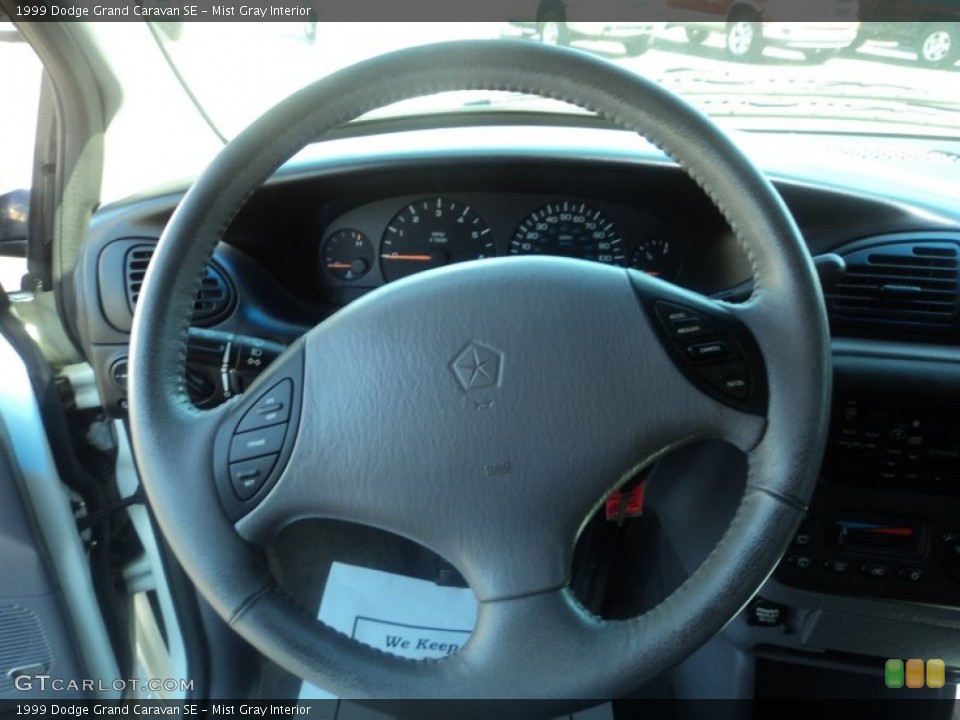 Mist Gray Interior Steering Wheel for the 1999 Dodge Grand Caravan SE #52963014