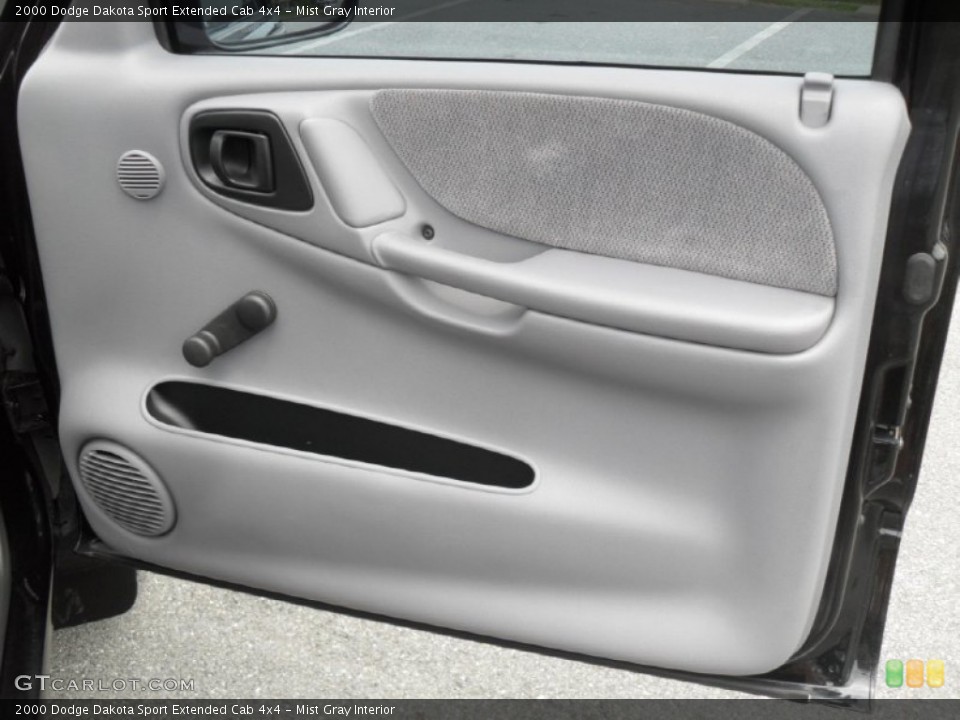 Mist Gray Interior Door Panel for the 2000 Dodge Dakota Sport Extended Cab 4x4 #52966482