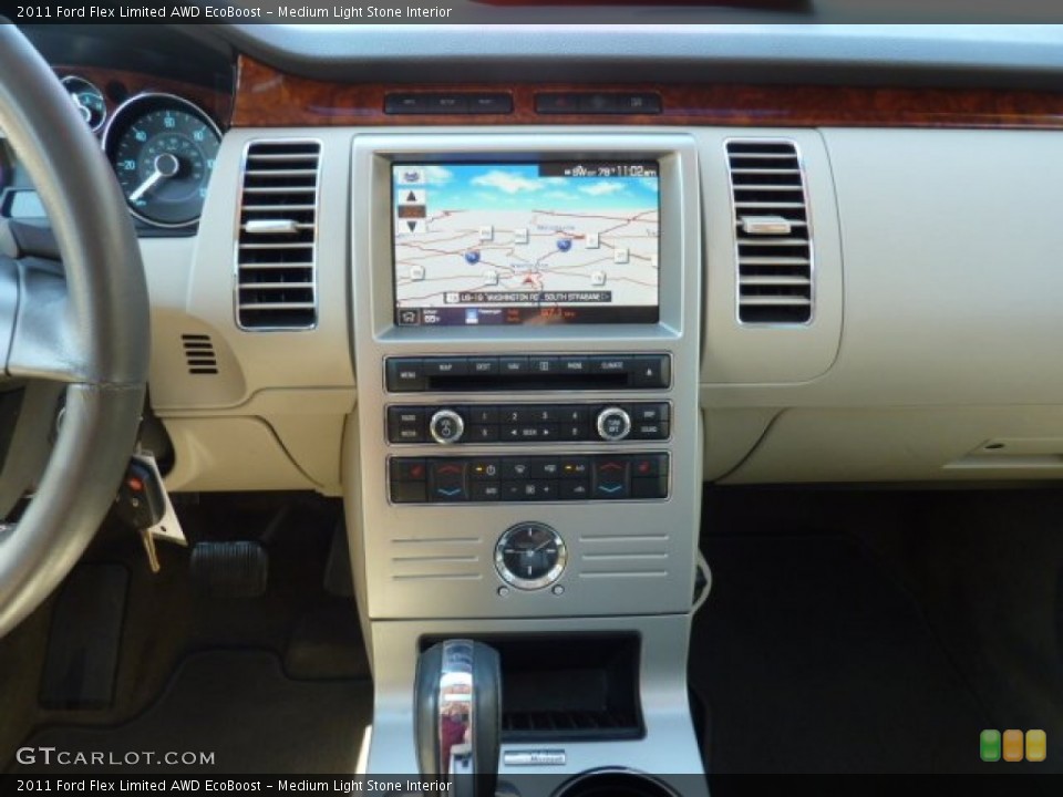 Medium Light Stone Interior Navigation for the 2011 Ford Flex Limited AWD EcoBoost #52968349