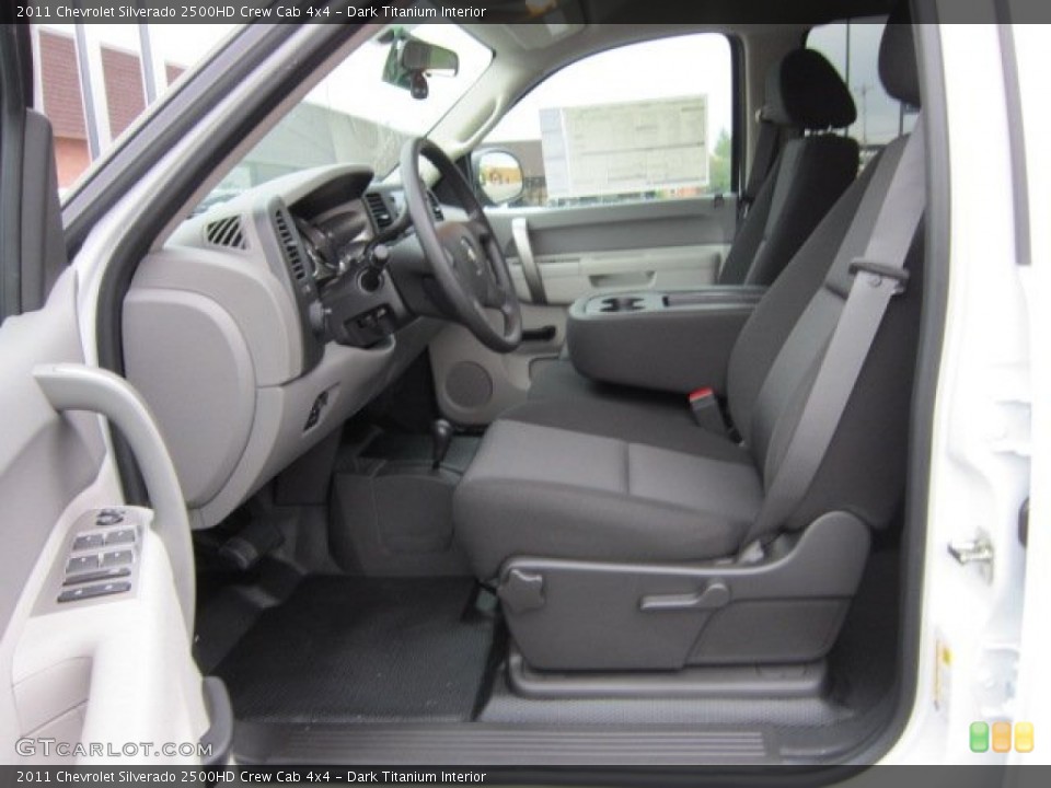 Dark Titanium Interior Photo for the 2011 Chevrolet Silverado 2500HD Crew Cab 4x4 #52969303