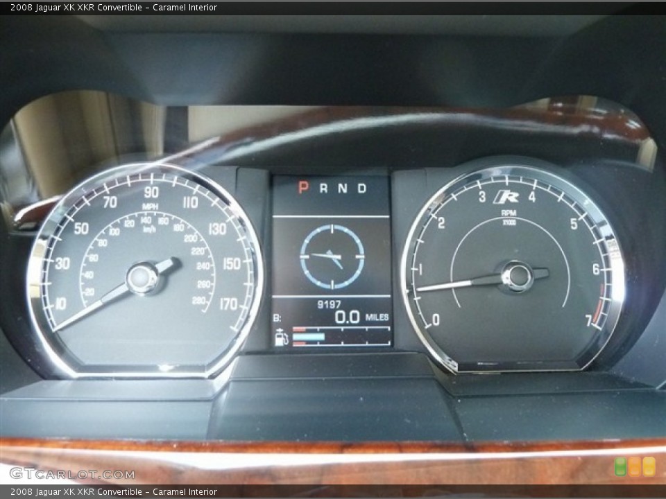Caramel Interior Gauges for the 2008 Jaguar XK XKR Convertible #52970893