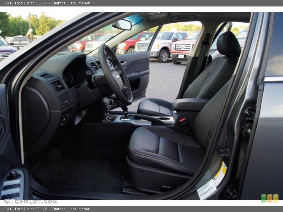 Charcoal Black Interior Photo for the 2012 Ford Fusion SEL V6 #52973170