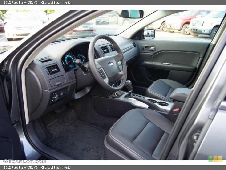 Charcoal Black Interior Prime Interior for the 2012 Ford Fusion SEL V6 #52973356