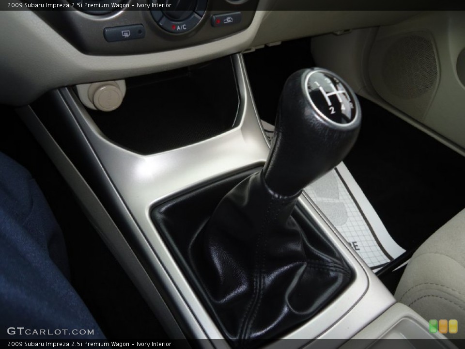 Ivory Interior Transmission for the 2009 Subaru Impreza 2.5i Premium Wagon #52973418