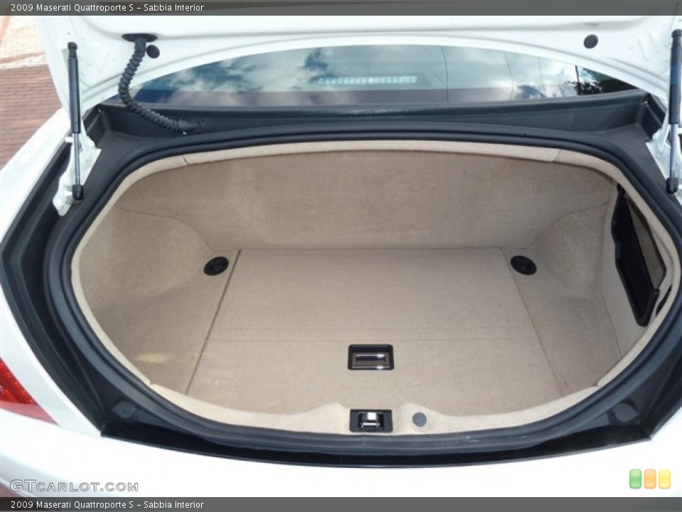 Sabbia Interior Trunk for the 2009 Maserati Quattroporte S #52974565