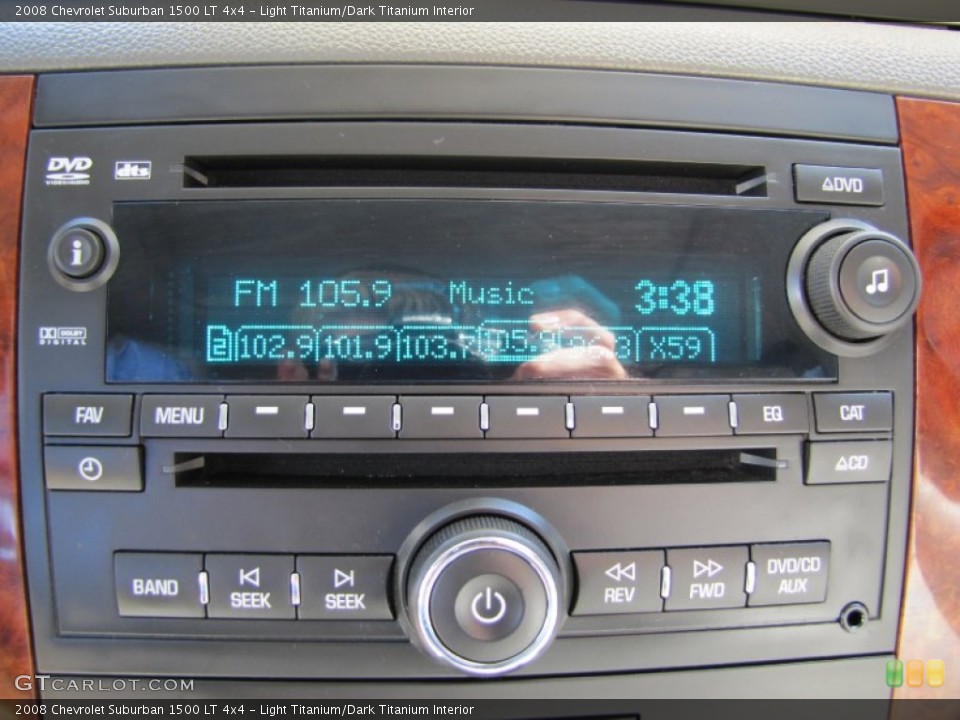Light Titanium/Dark Titanium Interior Audio System for the 2008 Chevrolet Suburban 1500 LT 4x4 #52974769