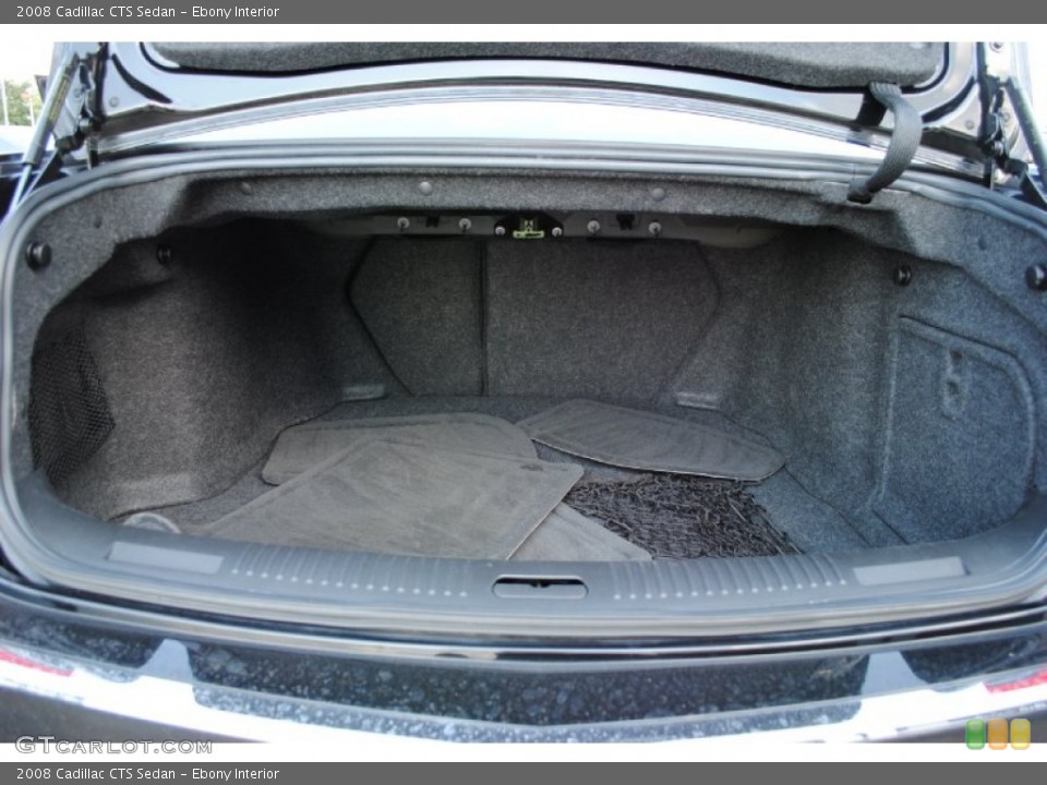 Ebony Interior Trunk for the 2008 Cadillac CTS Sedan #52974895