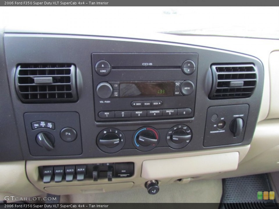 Tan Interior Controls for the 2006 Ford F350 Super Duty XLT SuperCab 4x4 #52975075