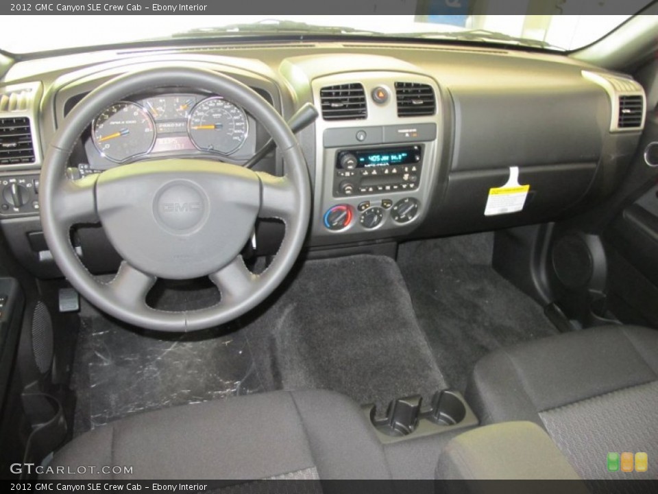 Ebony Interior Dashboard for the 2012 GMC Canyon SLE Crew Cab #52975276