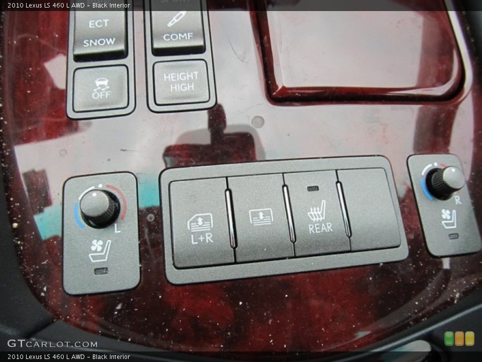 Black Interior Controls for the 2010 Lexus LS 460 L AWD #52975783