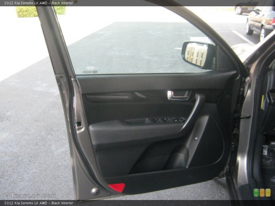 Black Interior Door Panel for the 2012 Kia Sorento LX AWD #52978381