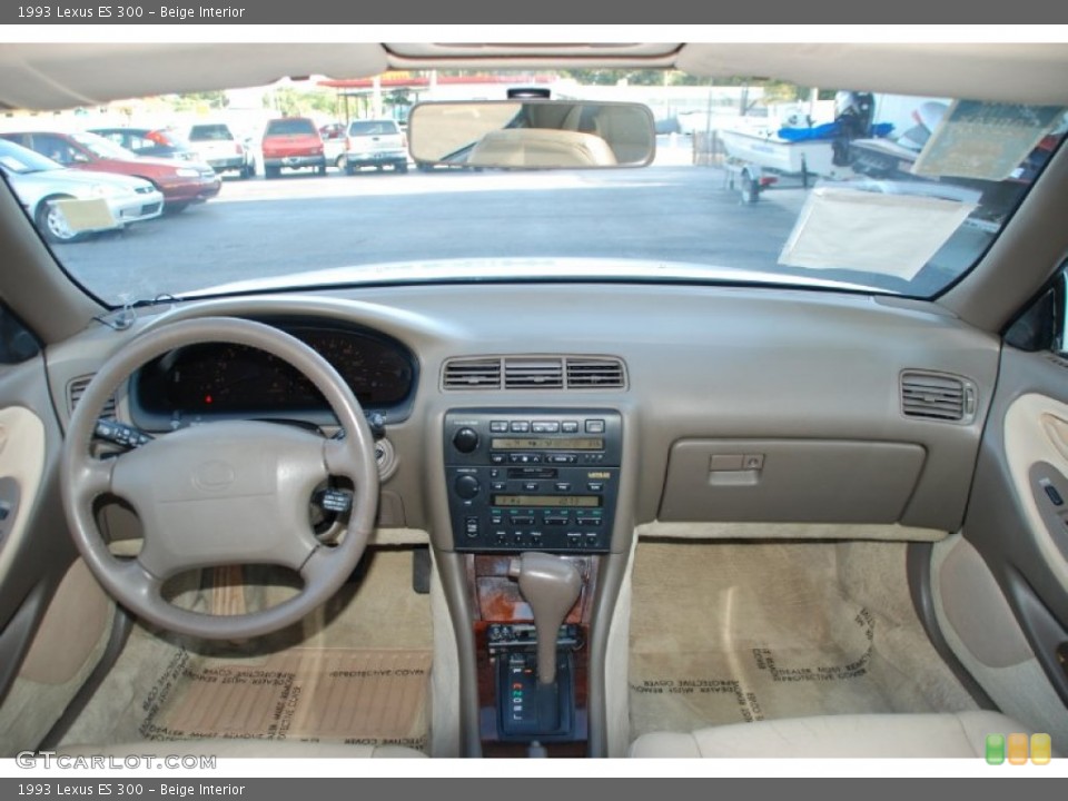 Beige Interior Dashboard for the 1993 Lexus ES 300 #52978765