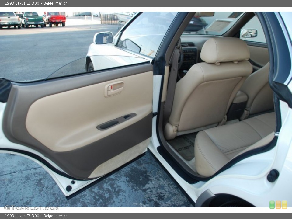 Beige Interior Door Panel for the 1993 Lexus ES 300 #52978888