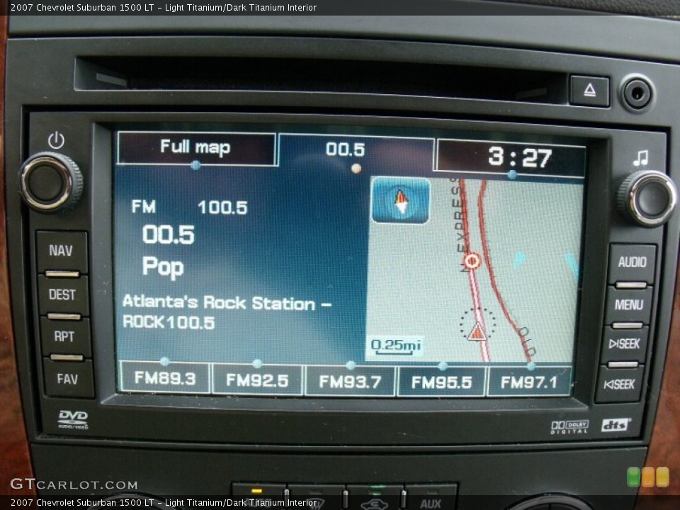 Light Titanium/Dark Titanium Interior Navigation for the 2007 Chevrolet Suburban 1500 LT #52979608