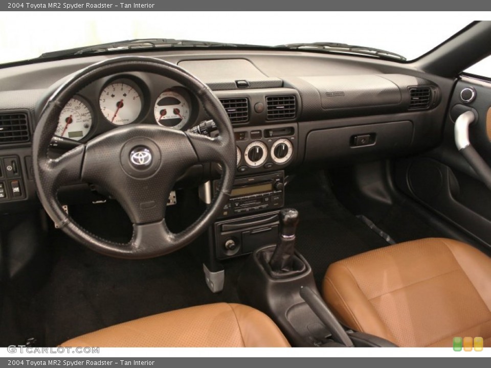 Tan Interior Dashboard for the 2004 Toyota MR2 Spyder Roadster #52980578