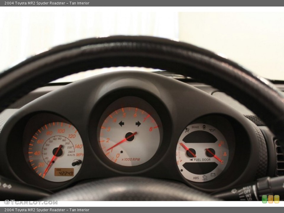 Tan Interior Gauges for the 2004 Toyota MR2 Spyder Roadster #52980607