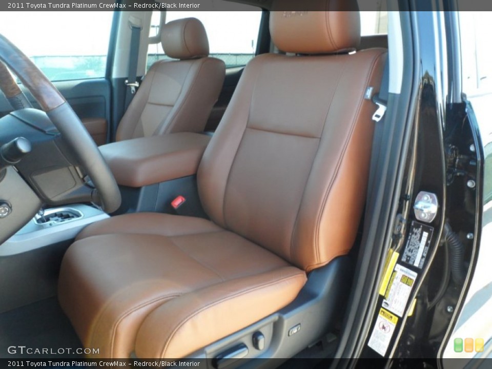 Redrock/Black Interior Photo for the 2011 Toyota Tundra Platinum CrewMax #52983700