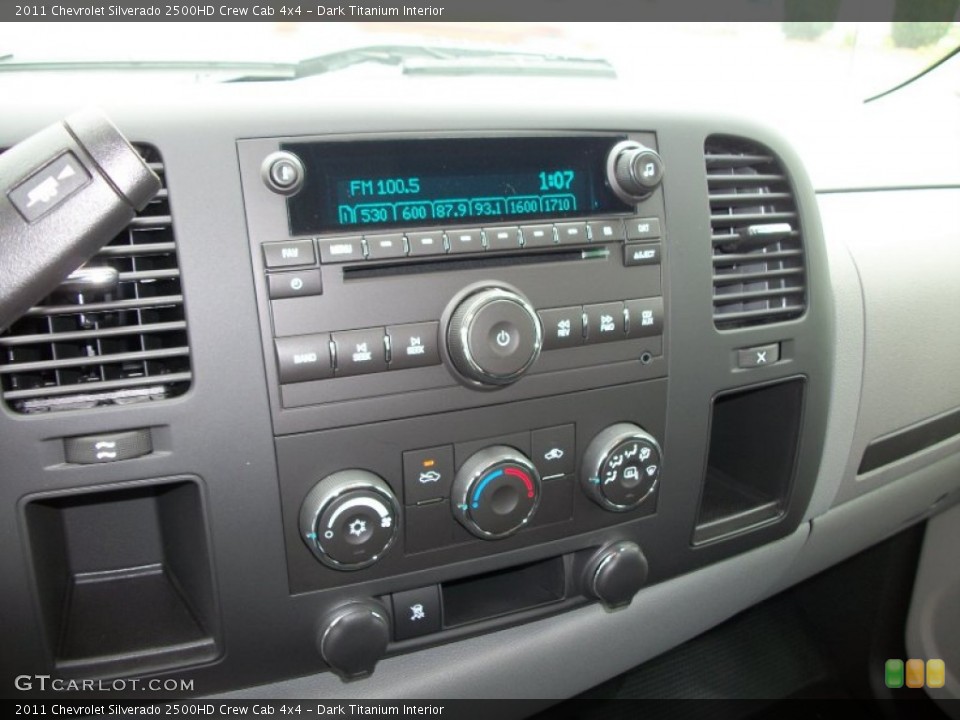Dark Titanium Interior Audio System for the 2011 Chevrolet Silverado 2500HD Crew Cab 4x4 #52983841