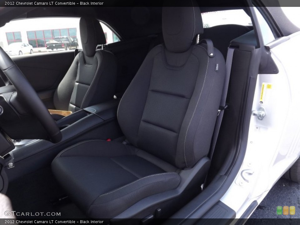 Black Interior Photo for the 2012 Chevrolet Camaro LT Convertible #52985296