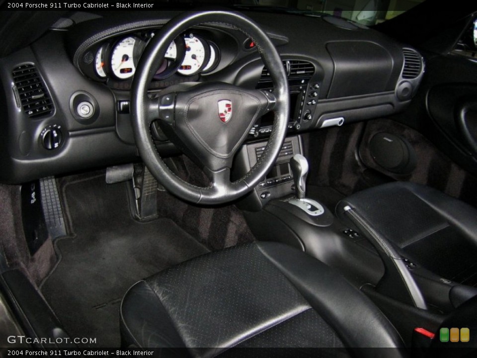 Black Interior Photo for the 2004 Porsche 911 Turbo Cabriolet #52985845