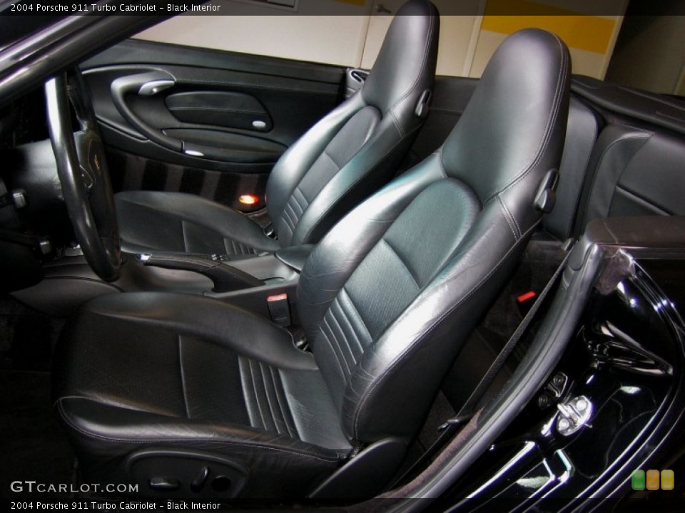 Black Interior Photo for the 2004 Porsche 911 Turbo Cabriolet #52985860