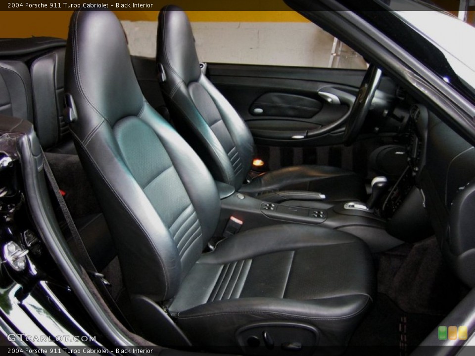 Black Interior Photo for the 2004 Porsche 911 Turbo Cabriolet #52985917