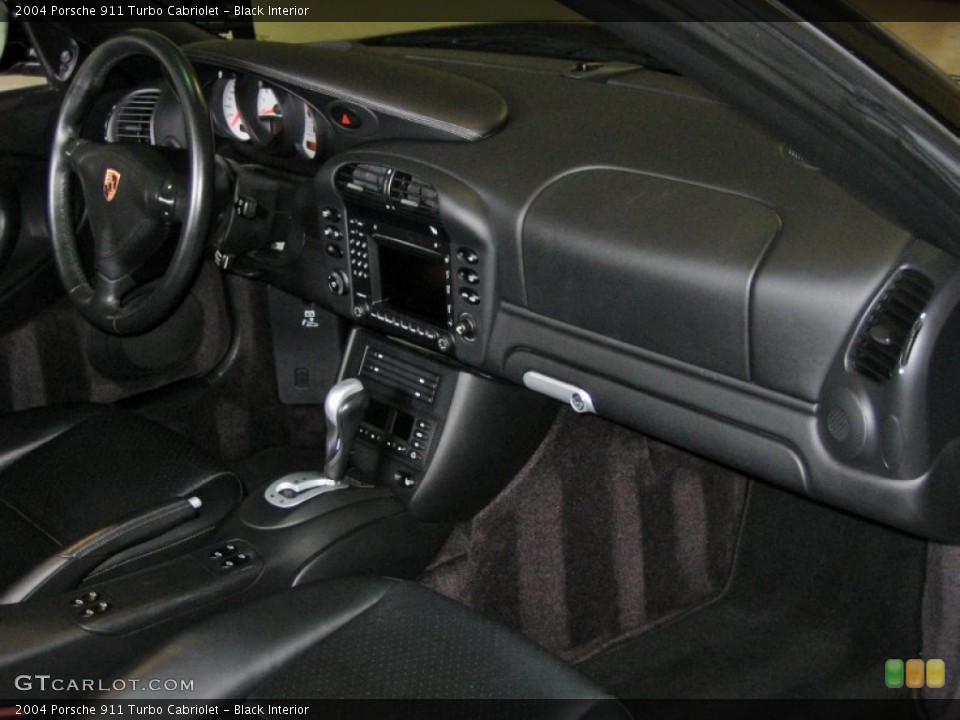 Black Interior Dashboard for the 2004 Porsche 911 Turbo Cabriolet #52985989