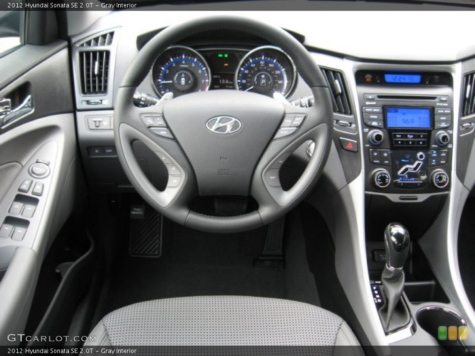 Gray Interior Dashboard for the 2012 Hyundai Sonata SE 2.0T #52986316