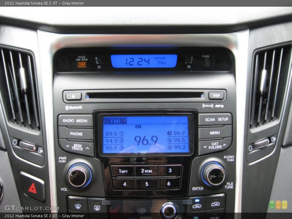 Gray Interior Audio System for the 2012 Hyundai Sonata SE 2.0T #52986346