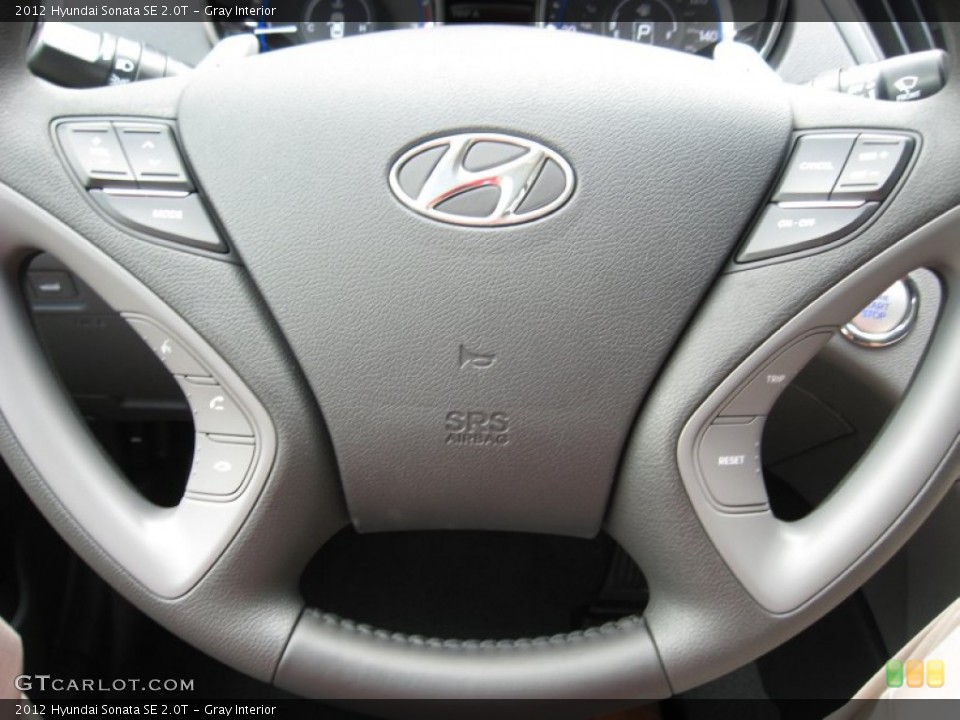 Gray Interior Controls for the 2012 Hyundai Sonata SE 2.0T #52986397