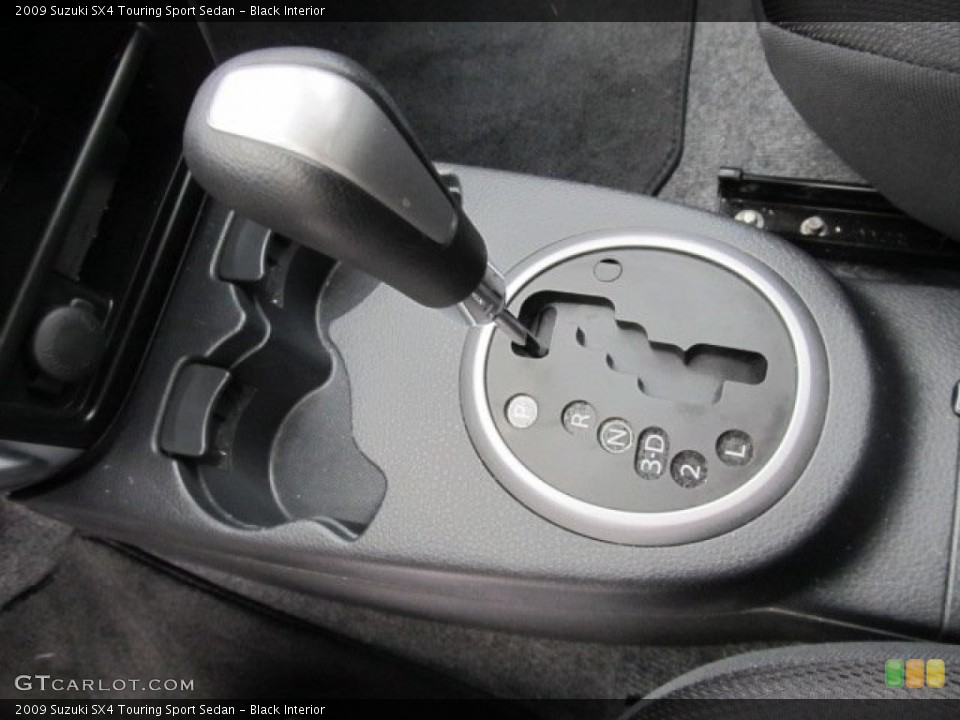 Black Interior Transmission for the 2009 Suzuki SX4 Touring Sport Sedan #52987725