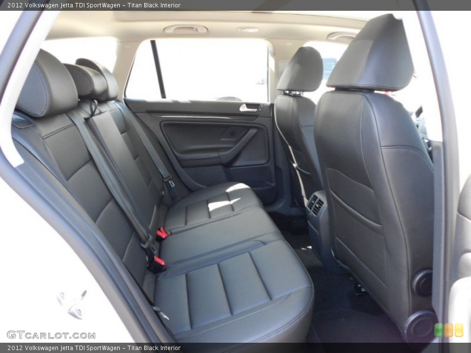 Titan Black Interior Photo for the 2012 Volkswagen Jetta TDI SportWagen #52988134